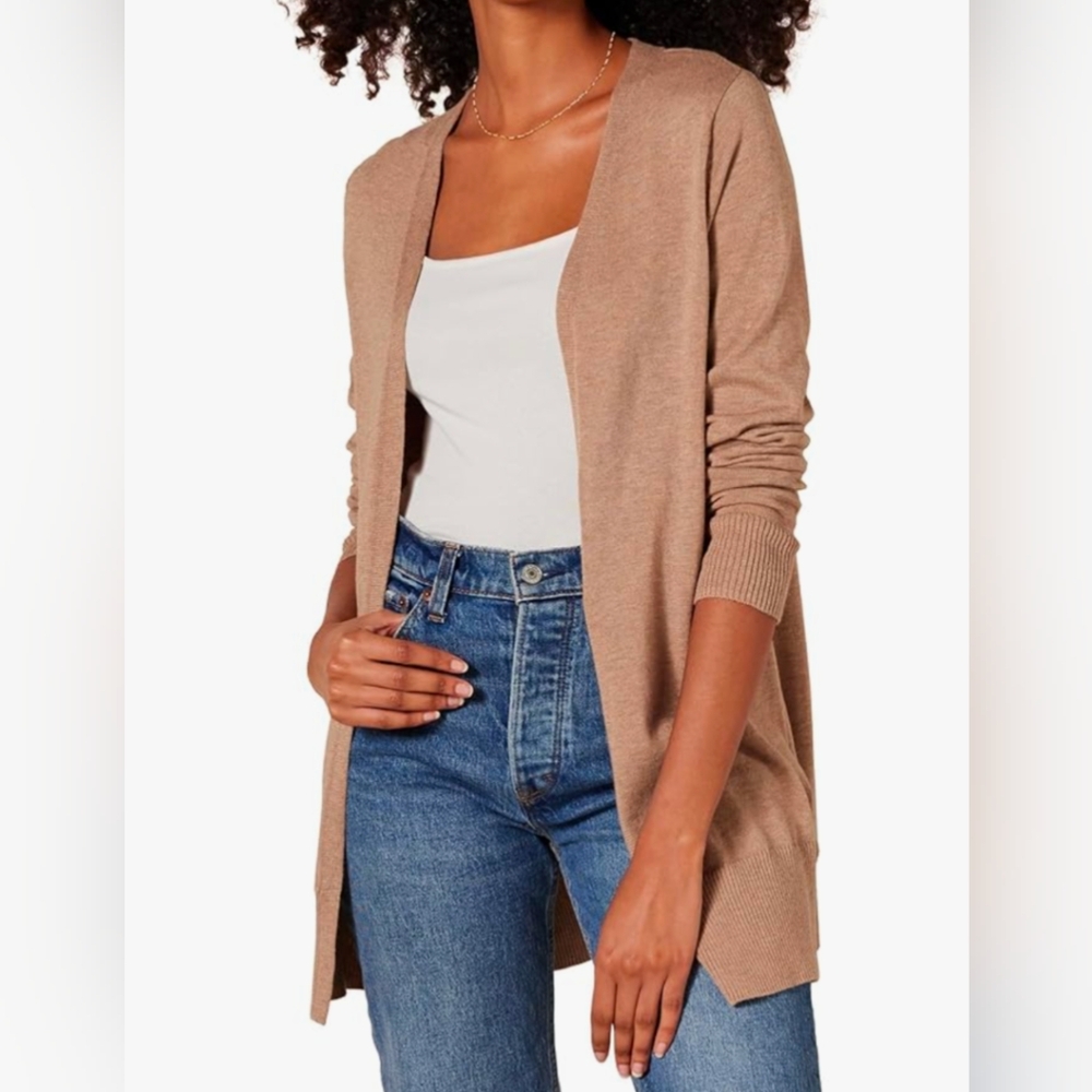NWT Tan Cardigan Sweater 3X - Picture 5 of 5
